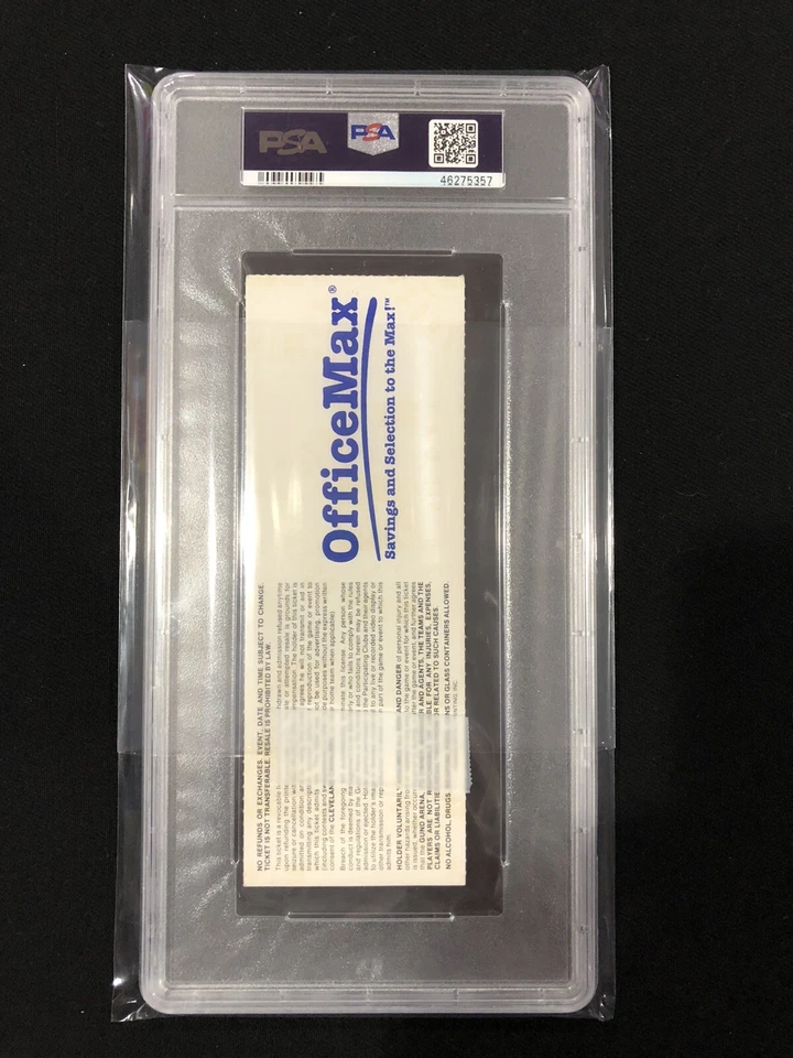 1995 克利夫兰骑士队门票存根约翰热杆威廉姆斯 PSA 6,迈克尔乔丹 — 第 2/3 张图片