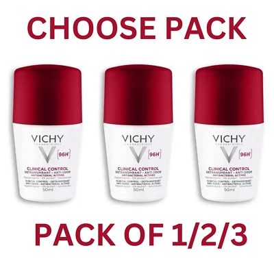 VICHY Clinical Control Detranspirant-Anti-Odor 96H 50ml CHOOSE PACK