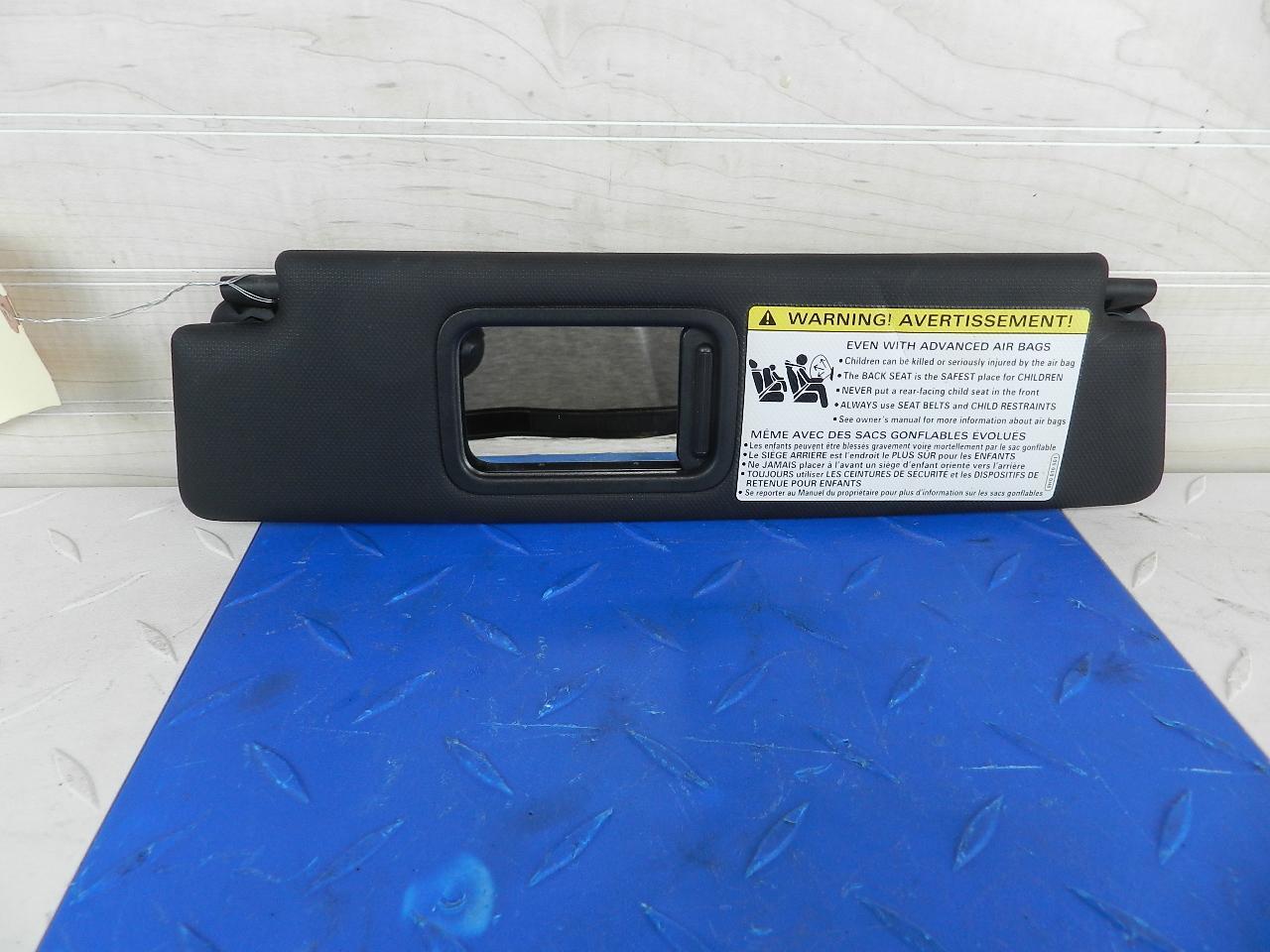 2017-2022 Audi R8 - OEM LH Driver Sun Visor Assembly w/ Mirror Black