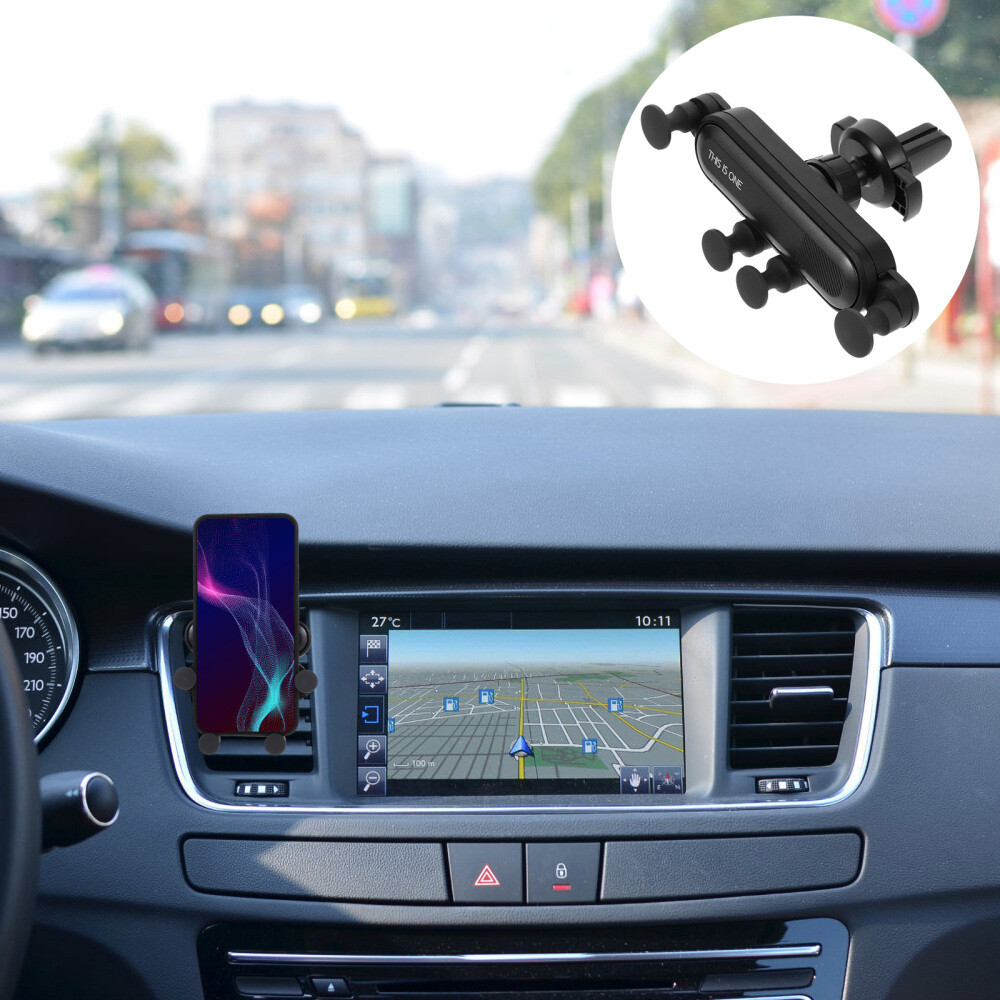 Smartphone Support Rotation Car Dashboard Stand Magnetic Phone Holder Mount-image