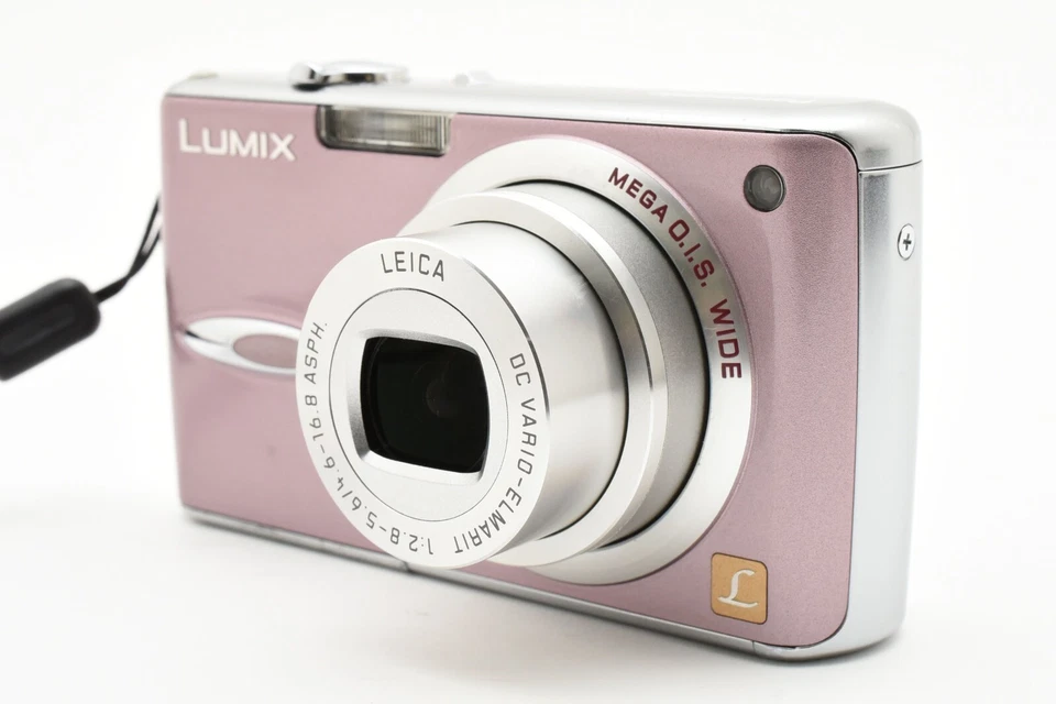 [CASI COMO NUEVA] Cámara digital compacta Panasonic LUMIX DMC-FX01 6MP rosa de Japón Foto 3 de 4