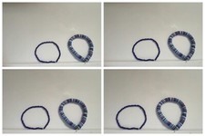 polymer clay beaded bracelet