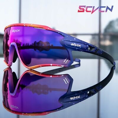 SEVEN Photochromic Cycling Glasses MTB Riding Running Sunglasses