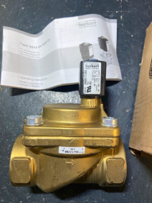 BÜRKERT 2/2-Wege-Magnetventil 6281EV, G1 1/2'', 24VDC NEU