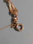 Vintage AMCO 14k Gold Filigree Filled Link Bracelet w/ Cultured Pearls. — photo 7