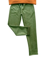 Jogpant Joggpants Jogginghose Hose WASCHLEDER GLATT 36 38 40 42 oliv grün