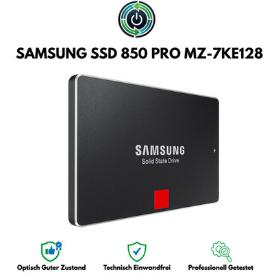 128 GB SATA III Samsung SSD 850 PRO MZ-7KE128 3D-NAND MLC 2.5'' intern Festplatte