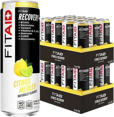 FITAID Recovery Blend, 100 Clean and Paleo Friendly, BCAAs, Glucosamine,