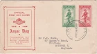1936 New Zealand FDC cover ANZAC Day sent from Wellington to Bristol England