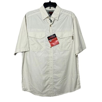 WOLVERINE Pentwater Shirt Button Down Mens Sz M Vented outdoor hiking fishing