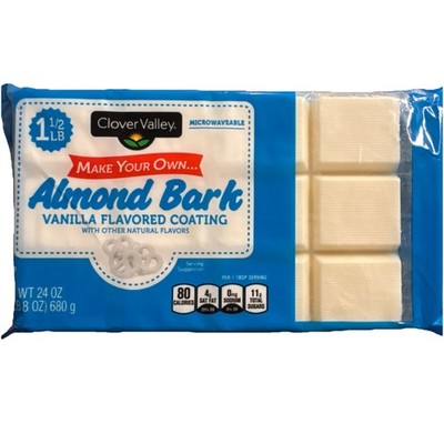 CV Almond Bark Vanilla Flavor White Chocolate Bar 24oz Microwavable-2 PACK 