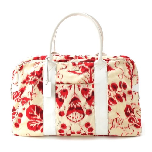 Gucci 2000 Tom Ford Era Flower Boston Bag 012.9396 Red Used