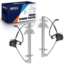 SINTLY 2x Rear Window Regulator w/ Motor for Dodge Dakota Durango 1998-2004