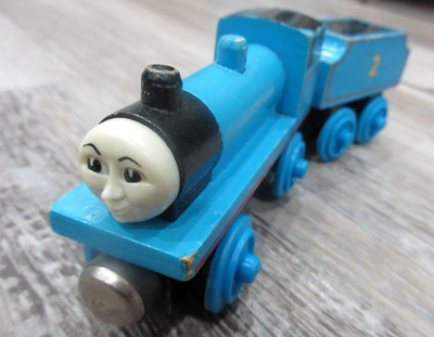 Thomas Wooden Railway Train EDWARD & Tender Vintage Flat Magnets 1990's RARE!