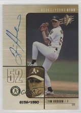 2000 SPx Rookie/Young Star 156/1500 Tim Hudson #109 Auto 10pr