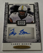 Larry Borom RC - 2021 Sage Premier - A59 - Auto - Bears / Dolphins