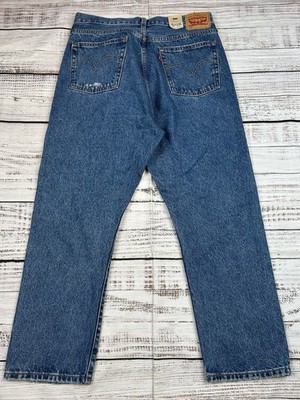 NWT Levis 501 Jeans Womens 32x26 Original Cropped Fit Blue Denim
