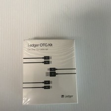 Ledger OTG Kit On-The-Go Cable Set For Ledger Cryptocurrency Hardware Wallet