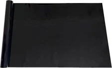 Aquarium Background Static Cling Black Fish Tank 51.2 x 19.7 In 