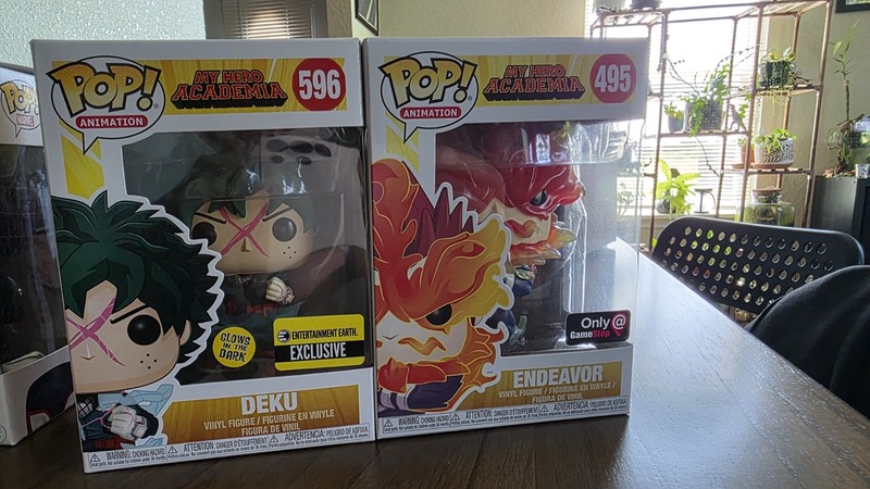 Funko Pop Anime My Hero Academia Deku Endeavor GameStop Entertainment Earth Excl