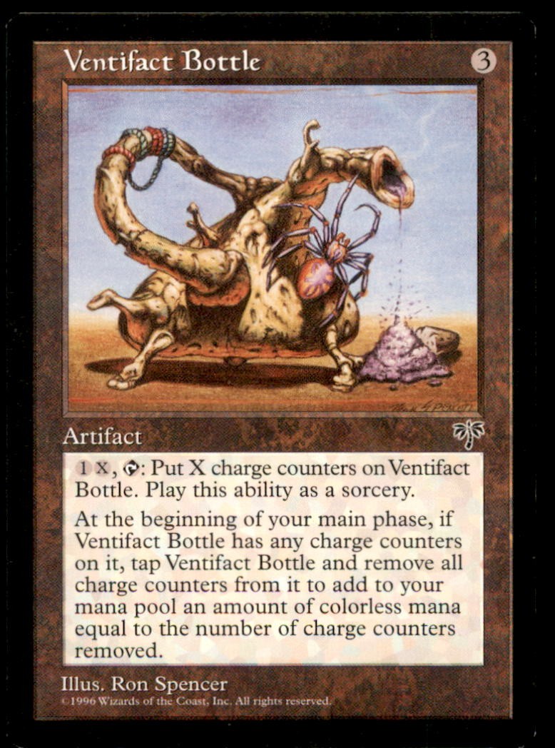 Ventifact Bottle LP Light Play Mirage MTG [6028]