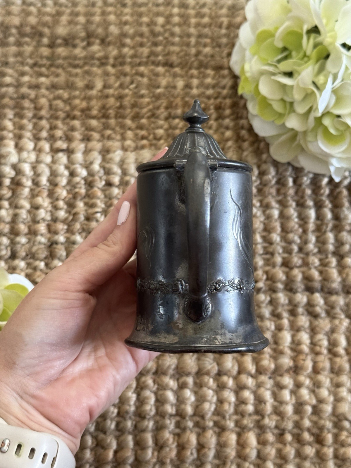 PAIRPOINT MFG. Co. Quadruple Plate. New Bedford, Massachusetts - Antique Creamer