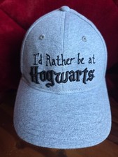 Harry Potter Rare Primark I'd Rather Be At Hogwarts Adjustable Hat NEW