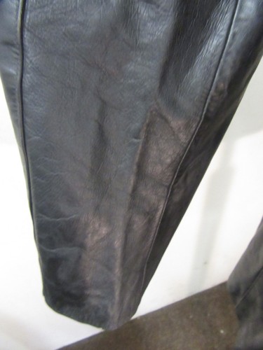 VINTAGE 70'S ITALIAN POLICE LEATHER MOTORCYCLE JACKET SIZE M - Picture 8 of 16