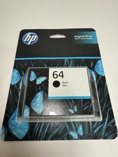 New HP 64 Black Original Ink Cartridge, 200 pages, N9J90AN 140