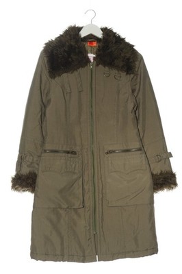 FISHBONE Winterjacke Damen Jacke Gr. DE 38 olivgrün Casual-Look
