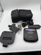 Sony Discman D-132CK Portable CD Player Car Kit Tested w/ Bag CD-FM Transmitter