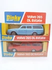VINTAGE DINKY TOYS 122 VOLVO 265 DL ESTATE PAIR IN ORIGINAL BOXES 1970s
