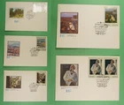 DR WHO 1973 RUSSIA 5 FDC ART COMBO R41599