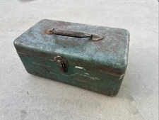Vintage Simonsen Metal Tackle Box Tool Box, 1 Tray