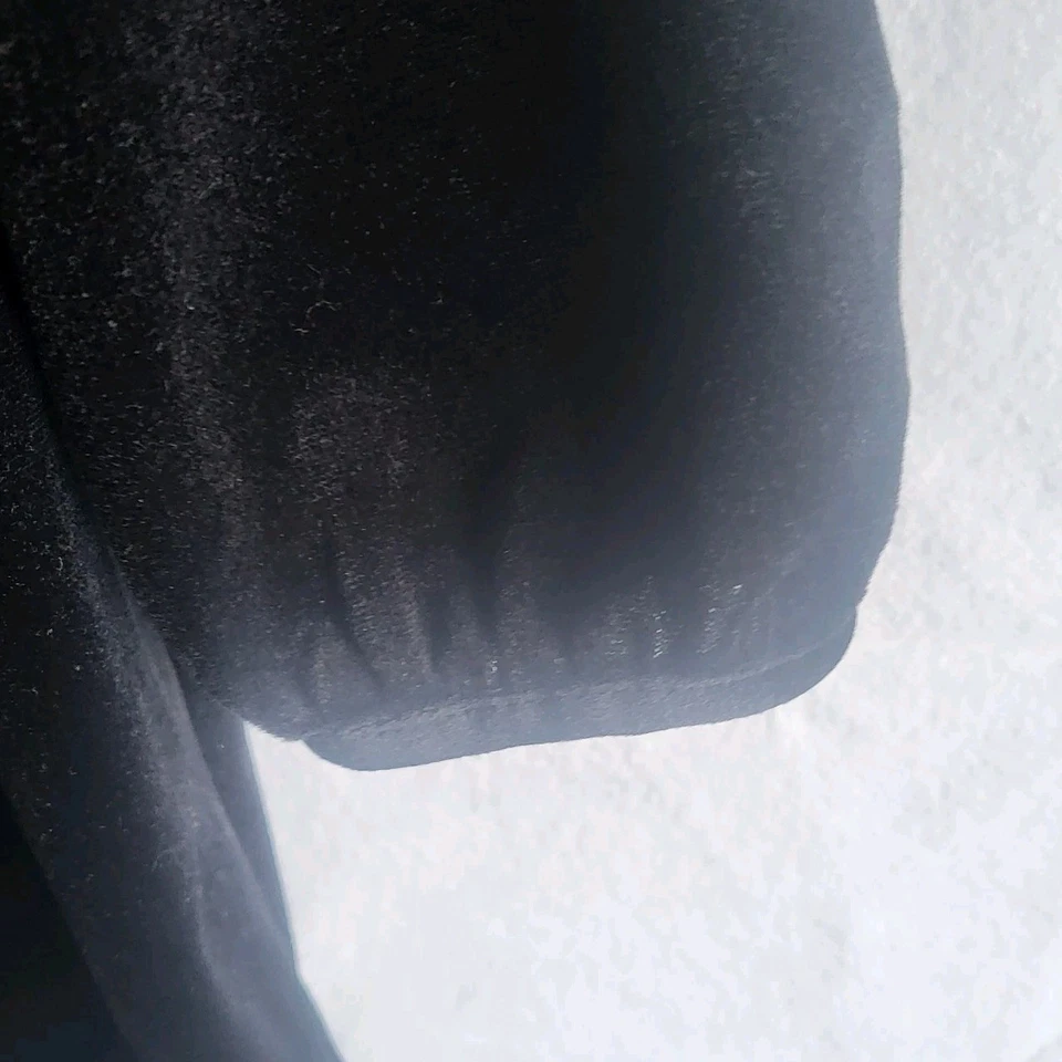 vintage rare editions black velvet dress 6x lace collar red rose - Image 4 of 4