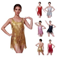 Women Dance Sleeveless Costume Backless Jazz Outfit Latin Ballroom Jumpsuit