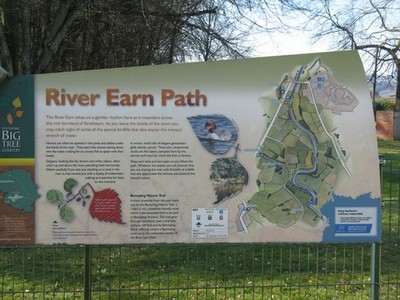 Foto 12x8 River Earn Path Crieff\/NN8621 Teil des 'Perthshire Big c2017