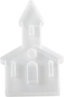 Hobbyfun Silikon-GießForm Kirche Mit Steckkante 9X16Cm 50Ml Beton GießHarz