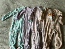 Carter  s Toddler Girl Fleece Footed Pajamas 2T 24M Sleeper Lot of 4
