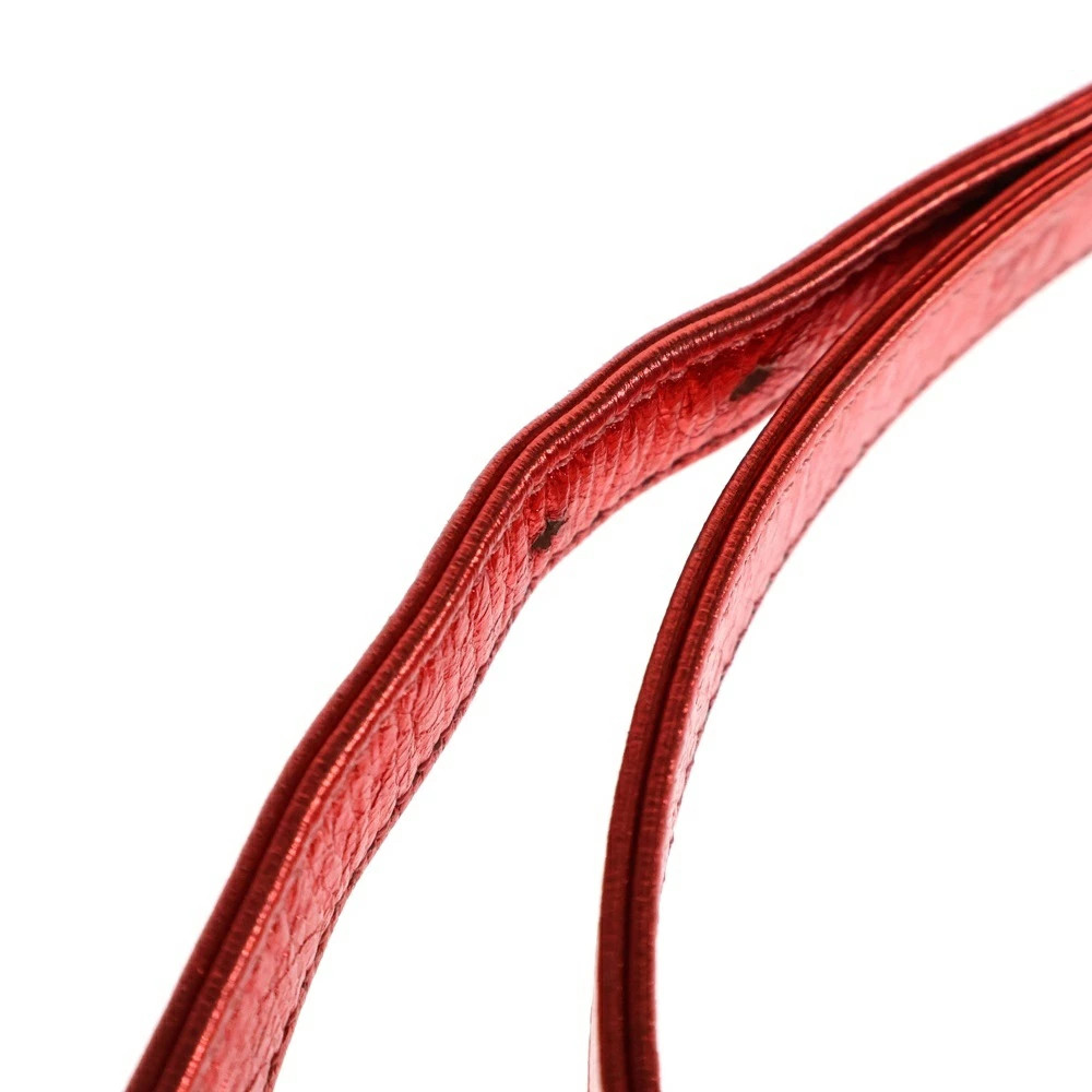 Chrome Hearts BLT Gunslinger 1.0 Metallic Leather Belt Size 30 Red Silver 925 thumbnail 2