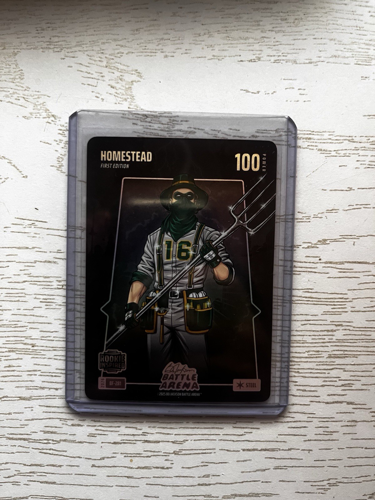 2026 Bo Jackson Battle Arena HOMESTEAD Nick Kurtz RC BF-281 Battle Foil Steel