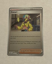 CANARI 185/217 UNCOMMON ASCENDED HEROES POKEMON REVERSE HOLO NEAR MINT