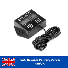 Universal Motorcycle Car Gauge Chainsaw Tachometer Engine Hour Meter Digital
