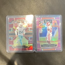 Panini Select Cam Smith & Andrew Booth Jr. NFL Card Lot 2023