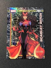 2026 Topps Chrome Marvel #145 Scarlet Witch Spider Web Refractor /399