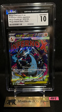 CGC GEM MINT 10 Mega Charizard X ex MA 223/193  MEGA Dream ex Pokemon Card JP②