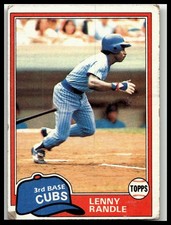 1981 Topps #692 Lenny Randle Chicago Cubs