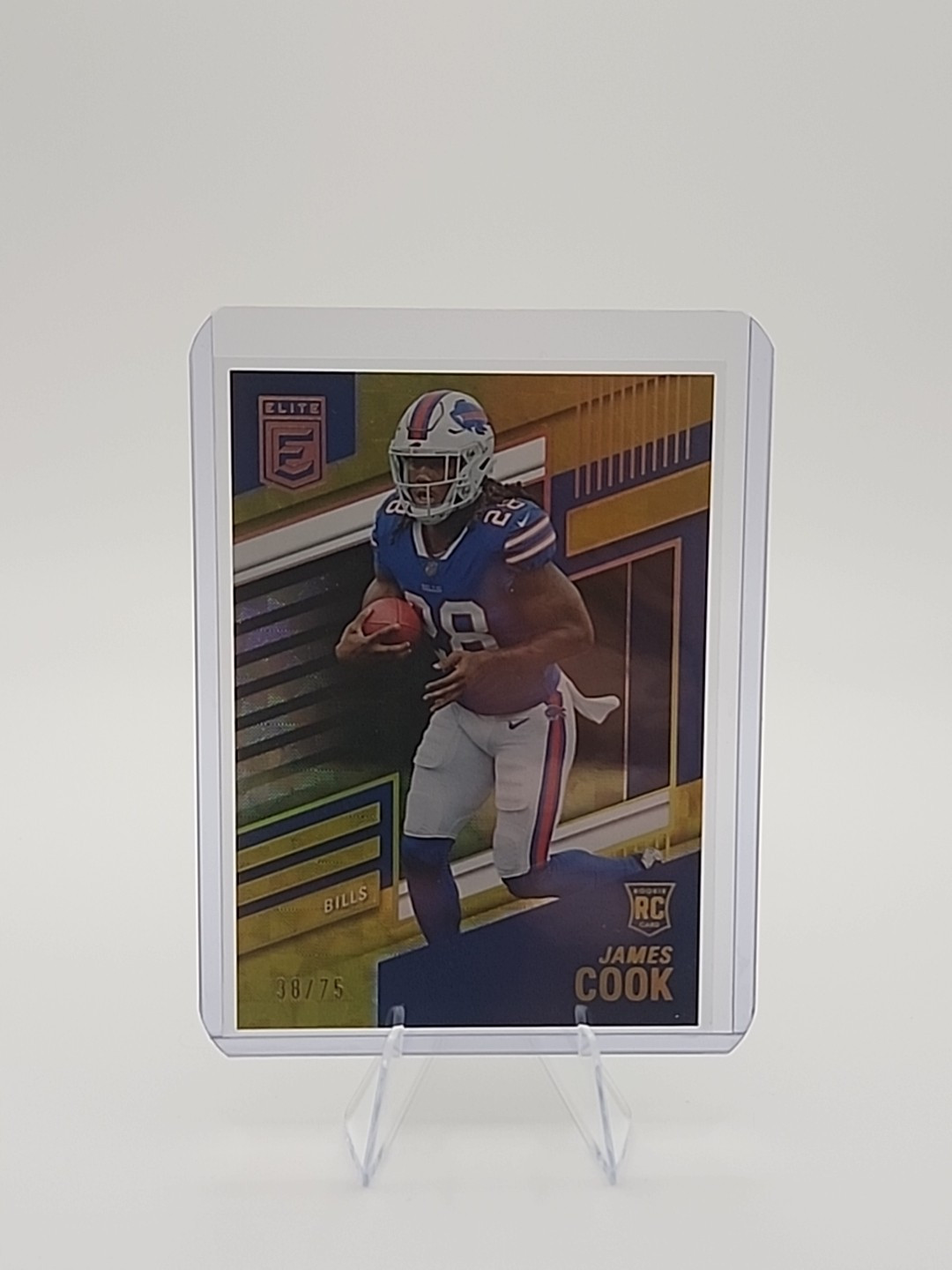 2022 Panini Donruss Elite - Rookies Yellow #116 James Cook /75 (RC)