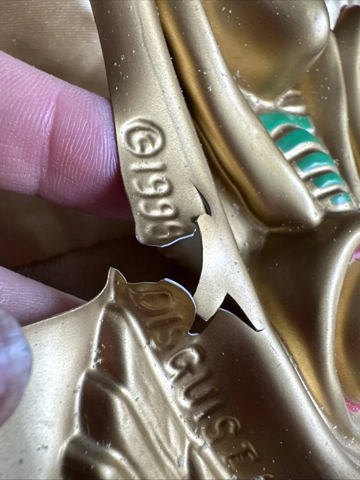 Vestido Cabeza Cleopatra Elegante Disfraz Halloween Adulto Accesorio Foto 2 de 4