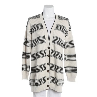 Strickjacke Brunello Cucinelli Weiß Schwarz M